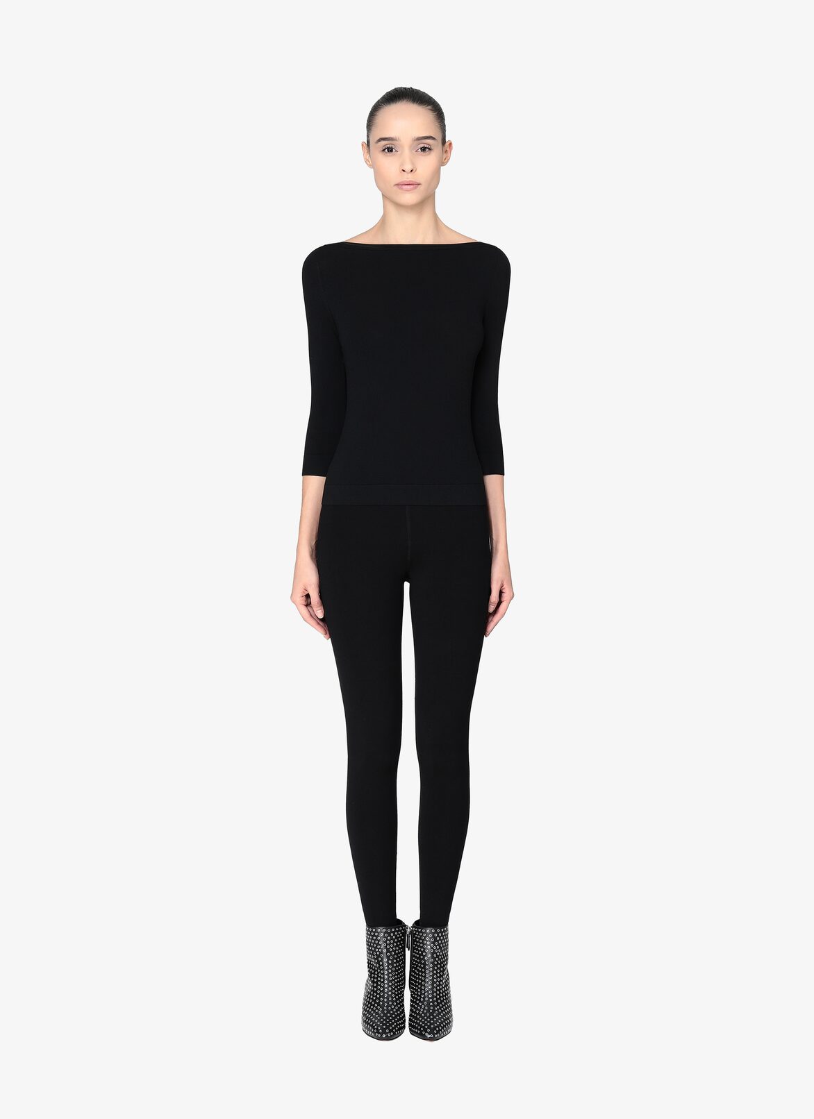 LOW BOOTS  ALAÏA BLACK LOW BOOTS